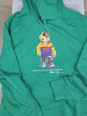 Snow Beach Bear Hoodie